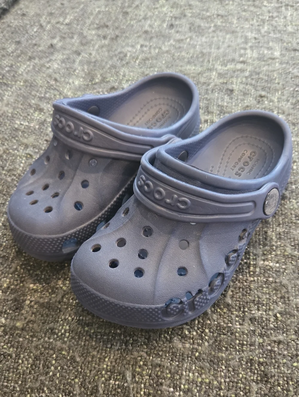 CROCS Kids Classic Clogs in Dark Blue